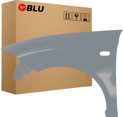 Image de BLU Aile Compatible avec Seat Altea 5P1/5P5 LX7R Gauche Silber MonsunGrau | 2004-2015 | Avant | Peint| Prêt à Monter | Acier