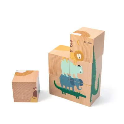 Obrázok produktu pre Trixie drevené puzzle - zvieratká