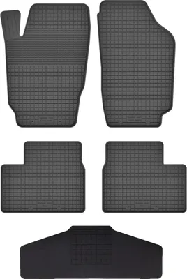 Produktbild von Gummi Fußmatten Set Für: Peugeot 206 (1998-2010) Gummimatten Schwarz