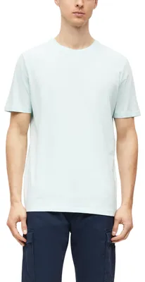 Produktbild von s.Oliver Herren T-Shirt – Regular Fit, Flammgarn, Logo-Detail