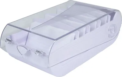Produktbild von EXACOMPTA 5336423D Karteikasten BunnyBox - A8 quer, inkl. 100 Karten A8 liniert, malve