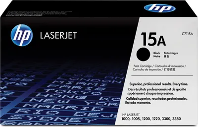 Obrázek produktu pro HP 15A Černá originální tonerová kazeta LaserJet, 2500 str., Černá, 1 kusů