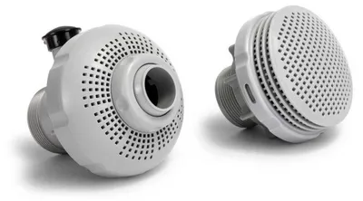 Productafbeelding van INTEX 25025 Sada, 2 stuks doorvoeren voor de wand, met sproeikop, geschikt voor 4 - 7,2 m³/uur