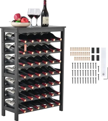 Produktbild von Weinregal Flaschenregal Weinschrank Flaschenständer 42 Flaschen 7-stufig