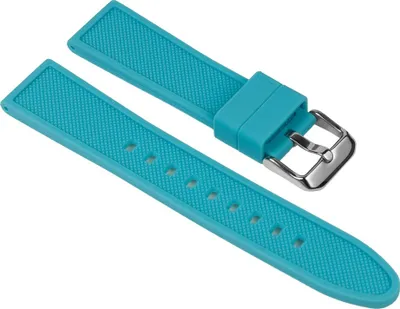 Produktbild von Timex Ersatzband Silikon Hellblau