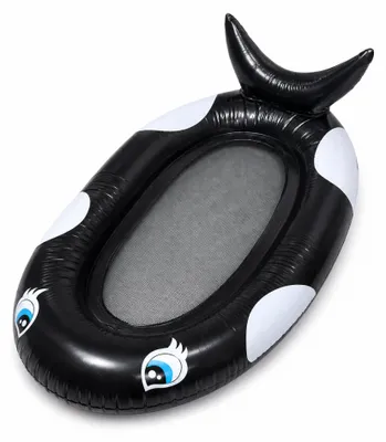 Produktbild von Aufblasbares Schwimmender Bett, Luftmatratze 145x95x30 cm Wal