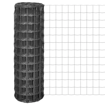 Obrázek produktu pro The Living Store Euro plot ocelový 25 x 1,2 m šedý