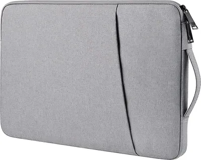 Zdjęcie produktu dla Etui Na Laptopa Torba Pokrowiec Na Laptop Dokumenty Do Pracy Szary 14-15,6"