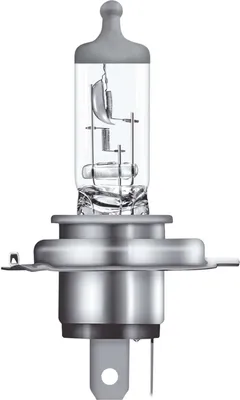 A studio shot of a car headlight bulb.