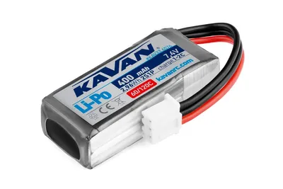 Obrázek produktu pro KAVAN - Li-Po 400 mAh/7,4 V 60/120C, 2,96 Wh