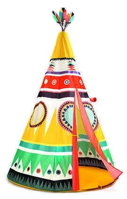 Produktbild von Djeco Tipi-Zelt – Lern- und interaktives Spiel für Kinder