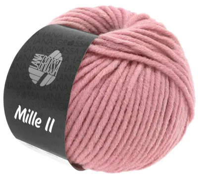 Produktbild von Lana Grossa MILLE II 50 g strapazierfähiges Mischgarn mit Wolle 55 m Farbe 121 - Altrosa