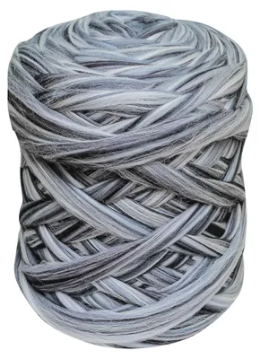 1m Filzwolle mehrfarbig Märchenwolle Merino Nassfilzen Trockenfilzen 099 grey tone