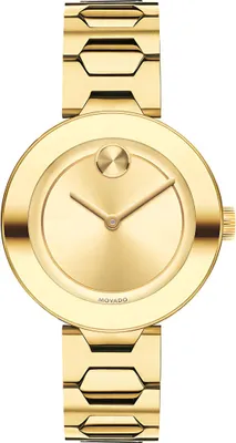 Produktbild von Movado Bold Damenuhr gold Edelstahl elegante Designer Uhr