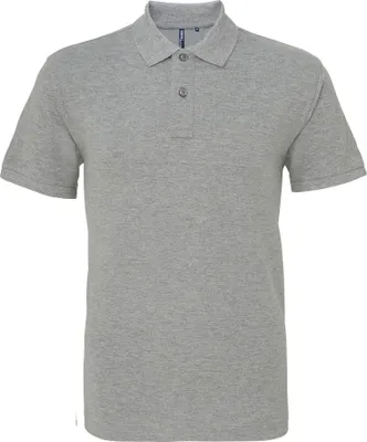 Produktbild von Asquith & Fox Herren Polo-Shirt, Kurzarm RW3471 (3XL) (Grau meliert)