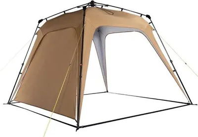 Image de Tente imperméable - Extérieur - Pavillon - Protection UV - Marron camel