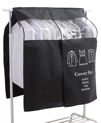 Obrázek produktu pro Ochranný potah na věšák na oblečení, prachotěsný, rozměry 120 x 120 cm, odolný proti vlhkosti, s lepicí páskou, vhodný pro
