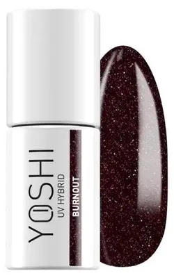 Obrázok produktu pre Yoshi | Hybridný lak 263 Burnout – 6 ml – Cat Eye – Bordeaux – UV lak na nechty