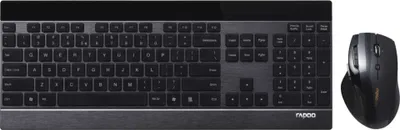 Image de Rapoo 8900P - Ensemble clavier et souris - sans fil - 5 GHz - noir