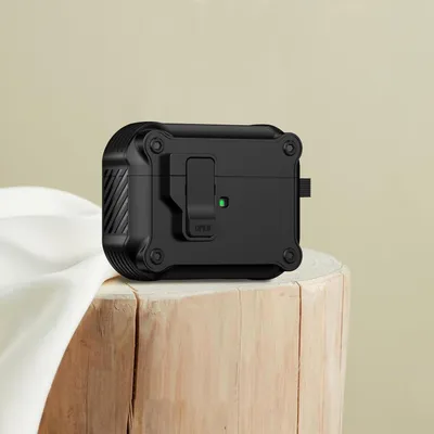 Produktbild von Mobigear Armor Clip  Apple AirPods Pro 3 Hülle - Schwarz