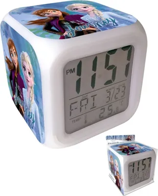 Obrázek produktu pro Disney Frozen 2 / Die Eiskönigin 2 - Digitale Uhr mit Alarm