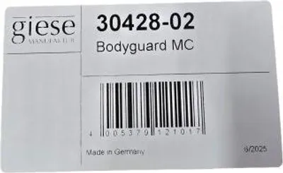 Zdjęcie produktu dla GIESE 30428-02 Półka prysznicowa z 2 półkami i wycieraczką GIESE BODYGARD # 30428 chromowana.
