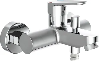 Produktbild von Schütte FUTURA Badewannenarmatur, Einhebelmischer mit Brauseschlauchanschluss Badarmatur