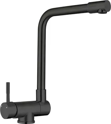 Produktbild von AICA Wasserhahn Faltbare 360° Drehbare Schwarz Küchenarmatur 304 Edelstahl Hochdruckfest Mischbatterie Spültischarmatur