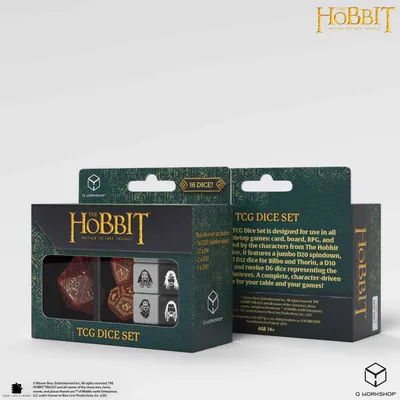 Produktbild von The Hobbit TCG Dice Set - Ember Hearth