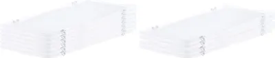 Produktbild von SparSet 10x Scharnierdeckel für transparente Eurobehälter BasicLine & LightLine | BxT 40x60cm | Eurobox, Transportbox, Transportbehälter, Stapelbehälter