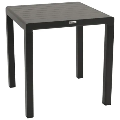 Produktbild von DEGAMO Bistrotisch Gartentisch PARIS 70x70cm, Aluminium anthrazit, wetterfest