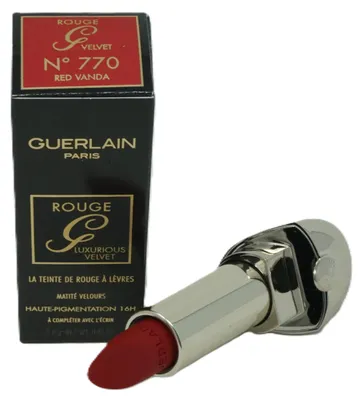 Produktbild von Guerlain Rouge G Luxurious Velvet Matte Lipstick Shade Lippenstift 3,5g No 770 Red Vanda