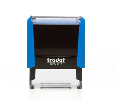 Immagine prodotto di timbro di testo trodat Typo Printy 43145 47x18 mm nero/blu