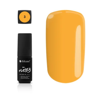 Image de Vernis gel hybride Silcare Flexy 03 pour le modelage des ongles