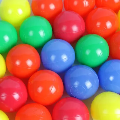Zdjęcie produktu dla Kolorowe piłeczki dziecięce, 100 szt