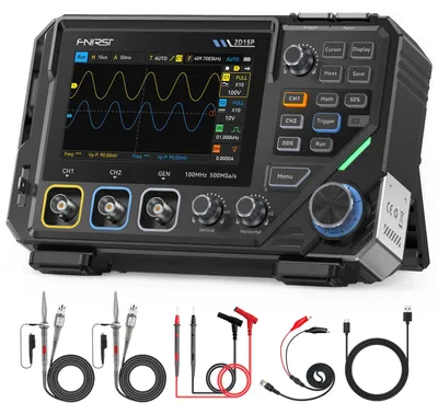Digitaloszilloskop 100 MHz, 2-Kanal, 500 MS/s, 4,3" Touchscreen