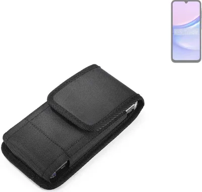 Produktbild von Holster Gürteltasche kompatibel mit Samsung Galaxy A15 LTE Holster Gürtel Tasche wasserabweisend Handy Hülle Schutz Hülle Outdoor schwarz