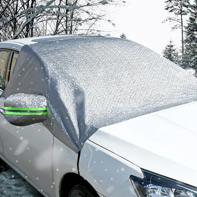 Produktbild von Auto Frontscheibenabdeckung Winter und Sommer, Großes Windschutzscheibe Sonnenschutz