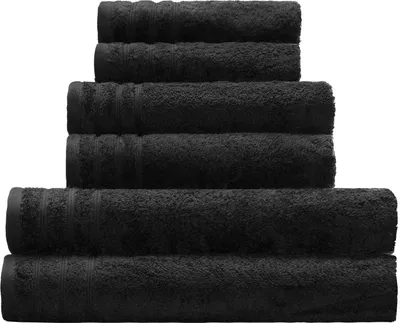 Produktbild von Kleine Wolke Frottier Duschtuch ROYAL Schwarz 70 x 140 cm