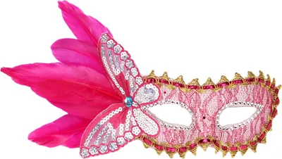 Produktbild von Maskenball-Maske für Damen, venezianische Federmaske mit Pailletten-Schmetterlingen, Halloween-Cosplay-Zubehör für Karnevals- und Abschlussballpartys