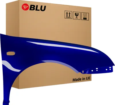 Zdjęcie produktu dla BLU Błotnik pasujący do VW Volkswagen Bora 1J1 1J6 LB5N Prawy Granatowy IndigoBlau | 1998-2005 | Przedni Przód | Lakierowany | Gotowy do montażu  | Stal