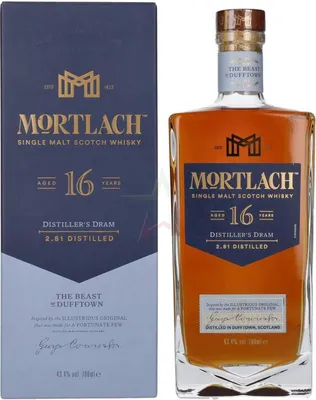 Produktbild von Mortlach 16 Years Old DISTILLER'S DRAM Single Malt Scotch Whisky 43,40 % 0,70 Liter