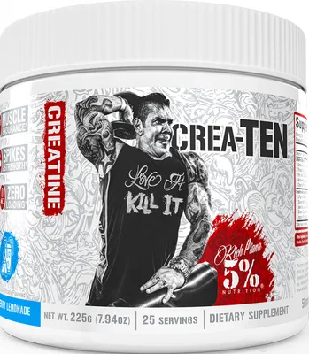 Produktbild von 5% Nutrition CREA-TEN – 225-270 g Blueberry Lemonade
