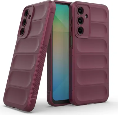 Produktbild von Handy Hülle für Samsung Galaxy A16 / A16 5G Grip Case Cover Schutzhülle Softgrip Farbe: Burgunder Rot