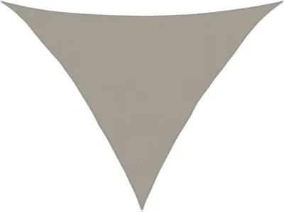 Produktbild von vidaXL Sonnensegel 160 g/m² Dreieckig Hellgrau 4x4x5,8 m HDPE