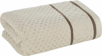 Produktbild von EUROFIRANY | Handtuch - Duschtuch - 30 x 50 cm - aus Baumwolle - beige - Gästetuch - Seifentuch