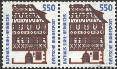Produktbild von Briefmarken BRD (BR.Deutschland) 1994 Mi 1746wP waagerechtes Paar (kompl.Ausg.) gestempelt Sehenswürdigkeiten