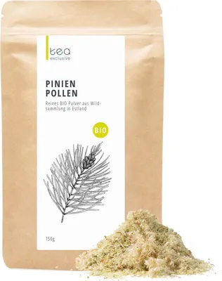 Produktbild von Pinienpollen Pulver grob, Wildsammlung BIO, 150g