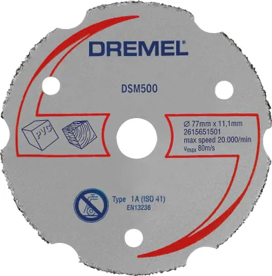 Produktbild von DREMEL® DSM20 Mehrzweck-Karbidtrennscheibe, DSM500