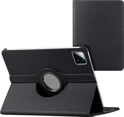 Productafbeelding van imoshion 360° draaibare Bookcase voor de Xiaomi Pad 6S Pro 12.4 - Zwart